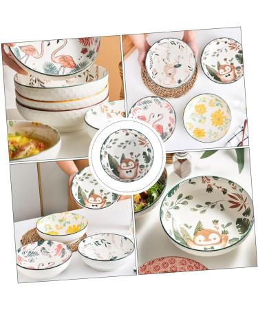 Alipis Classical Anti-hot Tableware Restaurant Adorable Snack for Noodle Food Japanese Serving Animal 23X23X7.3CM Assorted Color - Buy Online on SooperMarket.com