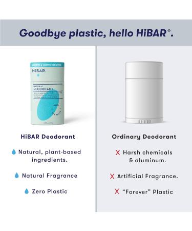 HiBAR Sensitive Deodorant with Sea Moss & Aloe - Gentle on Skin Neutralizes Odor Absorbs Moisture Smooth Application Long-Lasting Protection Aluminum & Paraben Free Sea Moss + Aloe - Buy Online on SooperMarket.com