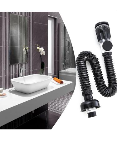 Washbasin Drainer Versatile Sink Plug With Filter Practical Washbasin Drainer Simple Installation For Home Washbasin Drainer Flexible Sink Drain Hose - Buy Online on SooperMarket.com