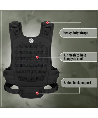 Alpha Six Baby Carrier - Tactical Black | All Day Comfort for Infants and Toddlers - Buy Online on SooperMarket.com