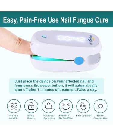 Touchscreen Nail Fungus Laser Treatment Device - Targets Damaged Toenails - Onychomycosis Treatment - Buy Online on SooperMarket.com