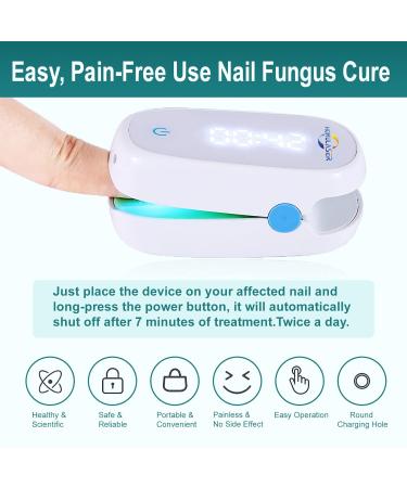 Nail Fungus Laser Treatment Device - Targets Damaged Toenails - Onychomycosis Therapy - Buy Online on SooperMarket.com