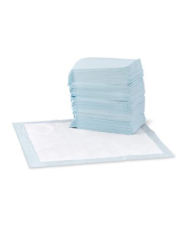 Amazon Basics Dog and Puppy Pads, Leak-proof 5-Layer Pee Pads with Quick-dry Surface for Potty Training 100 Count Regular Standard