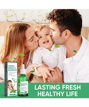 Bad Breath Serum for Adults | Natural Freshening Drops | Lasts 8 Hours | Minty Taste - 30ml - Buy Online on SooperMarket.com