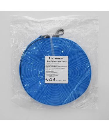 Looxmeer Dog Tow Lines - 3m to 30m Training Lead | Robust Neon Blue with Storage Bag - Buy Online on SooperMarket.com