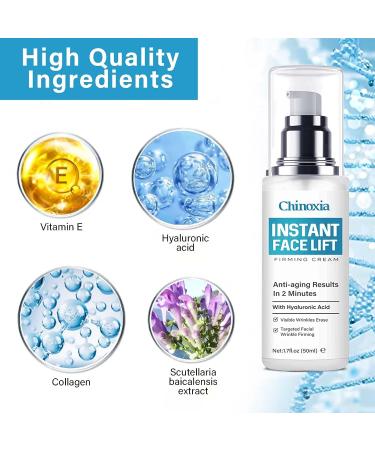 Chinoxia Instant Face Lift Cream - Anti-Aging Skin Tightening Serum - Buy Online on SooperMarket.com
