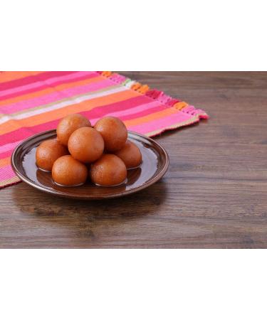 Haldiram's Classic Indian Gulab Jamun - 2.2lb | Authentic Sweet Dessert - Buy Online on SooperMarket.com