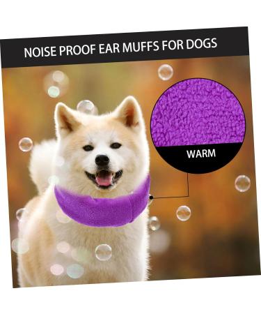 FRCOLOR 2pcs Portable Snood Dog Supply for Warm Pets Accessory Earmuff Comfortable Pet Elastic Puppy Lint Sx2pcs Purplex2pcs - Buy Online on SooperMarket.com