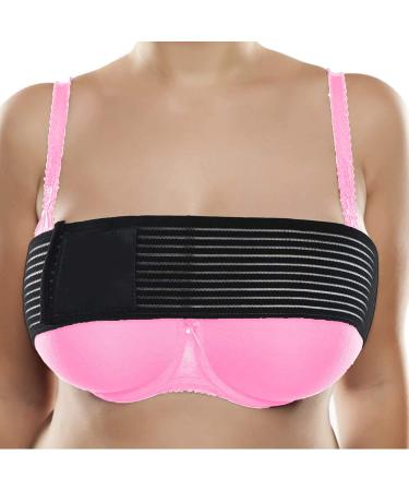 M PAIN MANAGEMENT TECHNOLOGIES Breast Implant Stabilizer Band by PMT Post Surgery Breast Augmentation and Reduction Strap Chest Belt Breast Support Bandage One Size Fits All