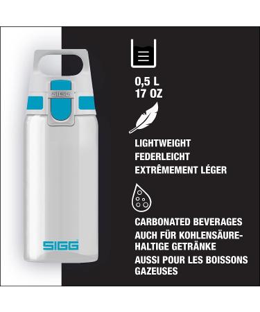 SIGG Total Clear One Aqua Sport Water Bottle - BPA-Free Leak-Proof 17 Oz Tritan Plastic - Lightweight & Shatterproof - Buy Online on SooperMarket.com