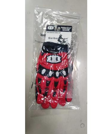 Seibertron Dirtpaw Touch Screen Gloves for Kids & Adults - BMX MX MTB Cycling Gloves - Red Racing Gloves for Motocross & ATV - Buy Online on SooperMarket.com