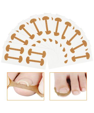 40 PCS Ingrown Toenail Corrector Stickers Breathable Self-Adhesive Elastic Toenail Correction Patch for Toenail Treatment Fingernail Care Protect Toe Nail