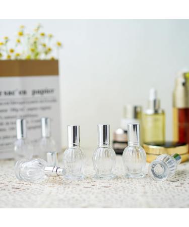 YU FENG 12pcs Clear Glass Spray Bottles - Refillable Essential Oil & Perfume Bottles with Funnel & Pipette Dispenser - Buy Online on SooperMarket.com