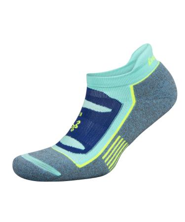 Balega Blister Resist Performance No Show Athletic Running Socks for Men and Women (1 Pair) Medium Ethereal Blue/Light Aqua