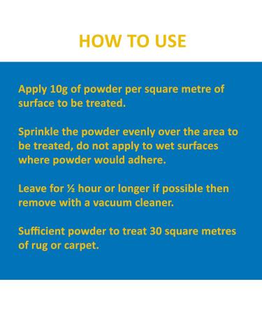 Canac Household Flea Powder 300g Insecticidal Rug & Carpet Powder Kills Fleas & Larvae Absorbs Bad Odours Covers up to 30sqm - Buy Online on SooperMarket.com