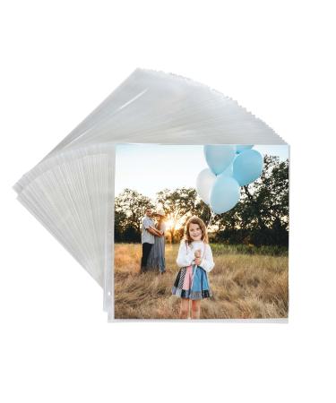Samsill Scrapbook Refill Pages 12x12 Inches 100 Pack Super Heavyweight Clear Fits 3 Ring Scrapbook Binders and 12x12 Photo Album Refill Pages Archival Safe Top Loading Acid Free PVC Free 100 Pack 12x12
