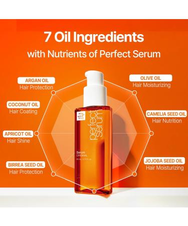 Mise En Scene Perfect Serum Conditioner for Damaged Hair - Nourishing Argan & Jojoba Oils for Smooth Glossy Hair - 22.99 Fl. Oz - International Shipping Available - Buy Online on SooperMarket.com