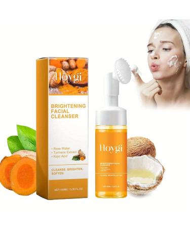 Turmeric Facial Cleanser Foaming Face Wash Turmeric Foaming Cleanser Deep Cleansing of Facial Skin Turmeric Face Wash Suitable for All Skin 100ml