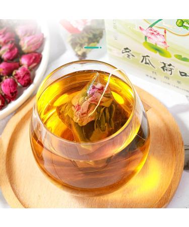 20 Packs Winter Melon Lotusleaf Tea Winter Melon Rose Cassia Triangular Pack Herbal Tea for Home Office - Buy Online on SooperMarket.com