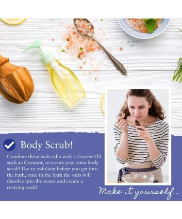 Absolute Aromas Detox Bath Salts 290g - Pink Himalayan Salt Infused with Cedarwood, Grapefruit, Geranium & Juniperberry Essential Oils - Buy Online on SooperMarket.com