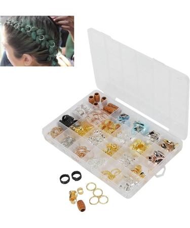 Metal Hair Braid Rings Cute Shell Pendants Decoration for Stylish Hairstyles Fashionable Dreadlock Hair Coils Accessories with Exquisite Patterns Suitable for Home Professional Salon - Buy Online on SooperMarket.com