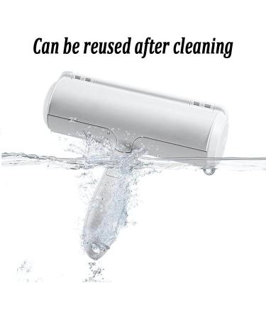 Portable Roller Pet Hair Remover - Reusable Lint Roller for Furniture Couch Carpet Clothing & Bedding - Effective Cat Hair Remover (Blue - Buy Online on SooperMarket.com