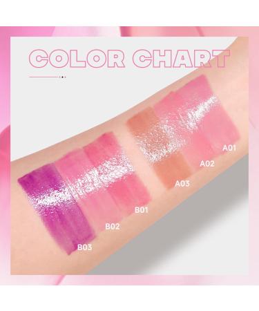 Pink Lipstick Set - Waterproof High Pigment & Non-Smudge Liquid Lip Gloss - Long-Lasting Makeup for Women - Pack of 3 - Buy Online on SooperMarket.com