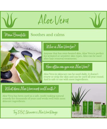 SBC Skincare Aloe Vera Hand Wash Cooling pH Balanced Wash with Aloe Vera and Cucumber Vegan Friendly (300ml) - Buy Online on SooperMarket.com