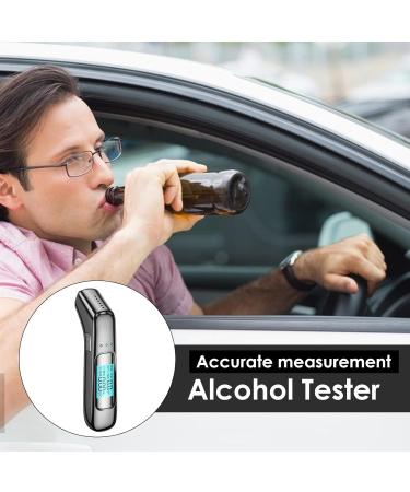 Digital Alcohol Tester LED Display Drunk Driving Tester Breathalyzer Tester Highly Accurate Alcohol Blower Tester for Party Driver Personal & Professional Use - Buy Online on SooperMarket.com