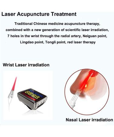 COZING Laser Device Laser Watch Care High Blood & High Sugar Pressure Red Light Treatment on Nose and Wrist Pain Relief - Buy Online on SooperMarket.com
