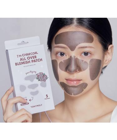 TONYMOLY I m Charcoal All Over Blemish Patches - 5 Count | Best International Shipping for Blemish Care - Buy Online on SooperMarket.com