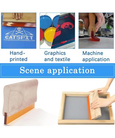 75 Durometer 9.4 Wooden Screen Printing Squeegee - Ink Scraper for Screen Print - Buy Online on SooperMarket.com