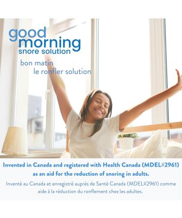 Good Morning Snore Solution Mouthpiece - Oral Anti Snoring Mouthpiece Device for Men & Women - Snoring Solution Nighttime Mouth Guard for Jaw - Oral Health And Personal Care Products for Sleeping (MDEL#2961) - Buy Online on SooperMarket.com