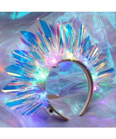 EARENT Light Up Headband | LED Glow Hair Hoop for Women and Girls - Perfect for Rave, Nightclub, Costume Party - Buy Online on SooperMarket.com