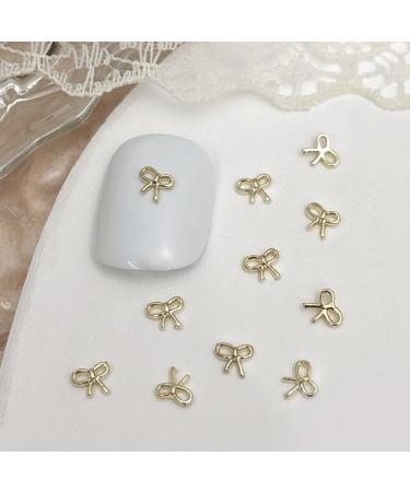 3D Metal Embellishments 20pcs Bowknot Decorations For Individual Styles 03 White K - Buy Online on SooperMarket.com