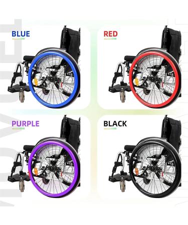 Silicone Wheelchair Push Rim Covers Silicone Hand Push Cover Non-Slip Wear-Resistant Hand Push Cover Improve Grip And Traction (Color : A Size : 22 Inch) 22 Inch A - Buy Online on SooperMarket.com