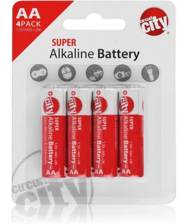 Buy Circuit City Essential 4 AA & 4 AAA High Performance Alkaline Batteries - 8 Pack | International Shipping Available - Buy Online on SooperMarket.com