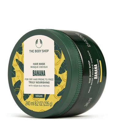 The Body Shop Banana Nourishing Hair Mask 8.2 Fl Oz - Vegan Formula - Buy Online on SooperMarket.com