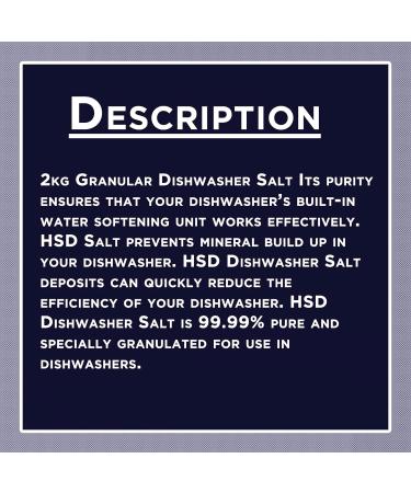 pack of 6 Dishwasher Salt Bag 2Kg - Buy Online on SooperMarket.com