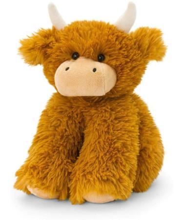 Deluxe Paws Plush Cuddly Soft Eco Toys 100% Recycled (Highland Cow)