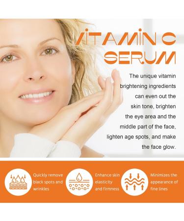 Anti Aging Face Serum for Women Over 50 Age-Defying Super C Serum for Women Over 50 Vitamin C Serum for Face Vitamin C Serum with Niacinamide Vitamin C and Caffeine Wrinkle & Age Spots Reduction - Buy Online on SooperMarket.com