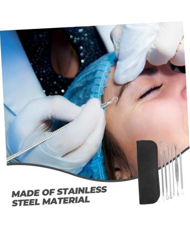 Mikinona 1 Set Blackhead Removal Tool Accessory Face Scraper Tool Pores Daily Use Needle Cell Clamp Portable - Buy Online on SooperMarket.com