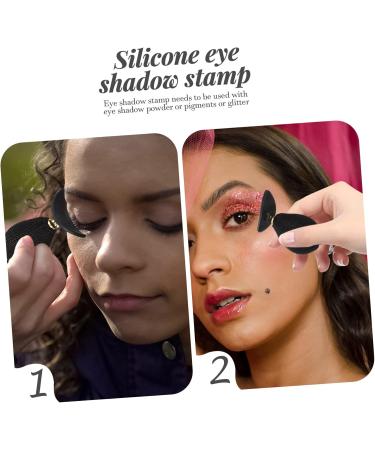 FOYTOKI Eye Shadow Stamp Eyeshadow Silicone Stamps Eye Stamp Eye Shadow Makeup Tool Crease Creative Painting - Buy Online on SooperMarket.com
