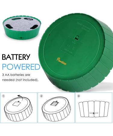 Pawaboo Electric Interactive Cat Toy with Running Mouse - Automatic Rotating Teaser for Endless Fun and Exercise - Green - Buy Online on SooperMarket.com
