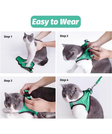 Fayogoo Cat Dishes - Durable Linen Cat Bowls with Leash Breathable & Reflective Stripes - Perfect for International Shipping - Buy Online on SooperMarket.com