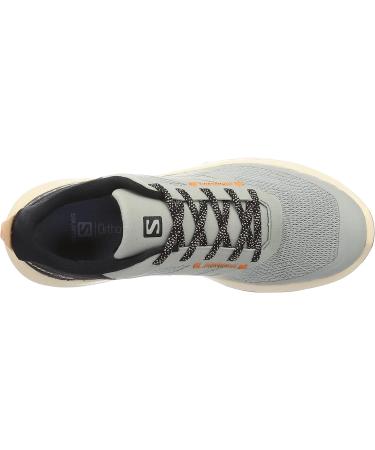 Salomon Men's OUTPULSE Hiking Shoes - 10.5 - Wrought Iron/Bleached Sand/Vibrant Orange - Buy Online on SooperMarket.com