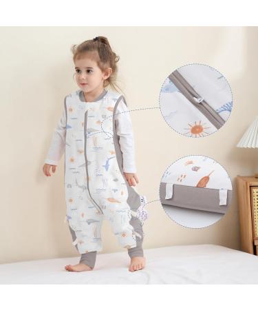 Whales Toddler Sleeping Bag with Legs 2.5 Tog | Winter Warm Cotton Swaddle Wrap for Baby 6-18 Months | M (1-2 Years) - Buy Online on SooperMarket.com