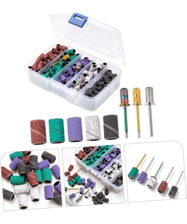 PLAFOPE 1 Set Nail Polish Set Nail Grinding Sanding Bits for Nail Drill Nail Tools Nail Polishing Band Sanding Bands for Nail Mandrel Bit for Nails Nail Bits Manicure Polishing Tape Alloy - Buy Online on SooperMarket.com