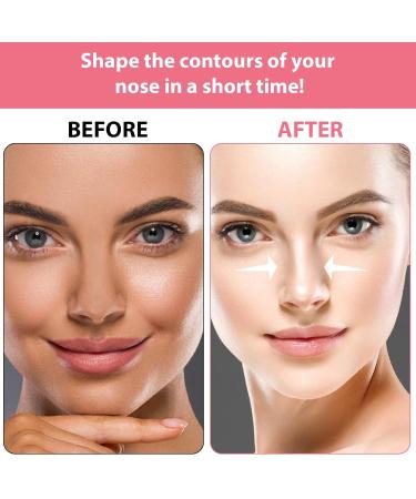 Molain Nose Contour U-Shaped Makeup Brush - 2-in-1 Dual Ended Brush for Sculpting & Defining Nose & Cheek Bones (Black) - International Shipping Available - Buy Online on SooperMarket.com