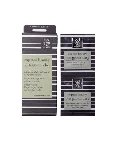 Apivita Face mask with green clay deep cleansing